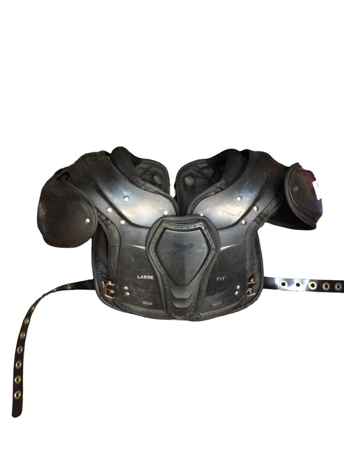 Vist Large View of Product Image Which is Used Xenith FLY FB Shoulder Pads Black LG