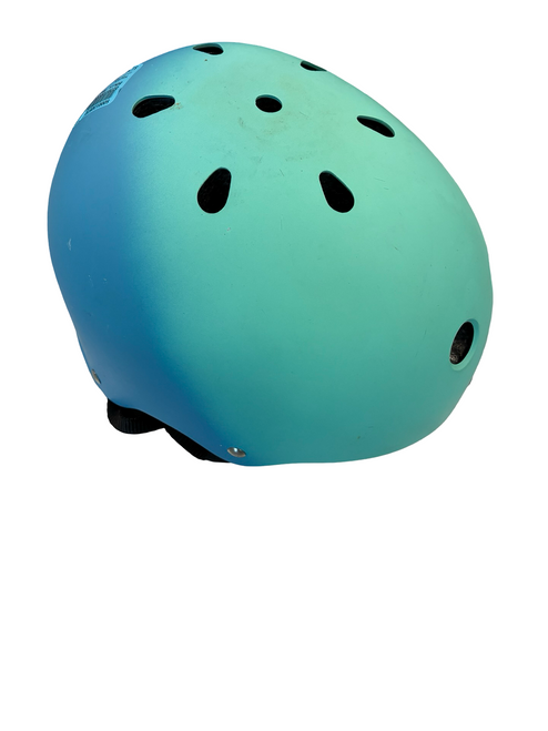 Vist Large View of Product Image Which is Used Skateboard Helmet Teal One Size