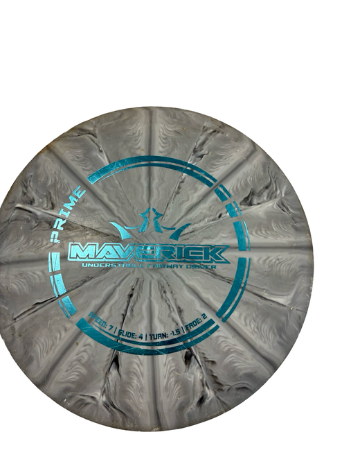 Vist Large View of Product Image Which is Used Dynamic Discs MAVERICK PRIME Disc Golf Driver Grey