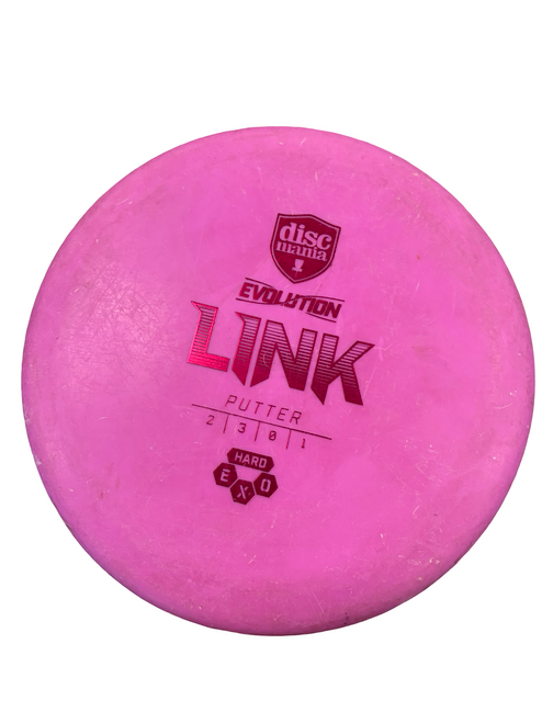 Vist Large View of Product Image Which is Used Discmania LINK Disc Golf Putter Pink