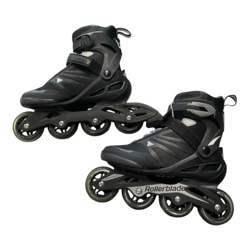 Vist Large View of Product Image Which is Used Rollerblade ZETRABLADE Senior Rec Fitness Skates Black Senior 8