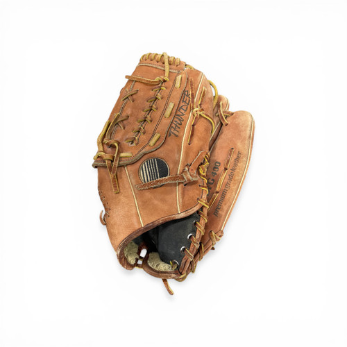 Vist Large View of Product Image Which is Used THUNDER DFG400 BB/SB Glove RH Throw Brown 13"