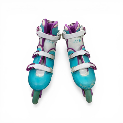 Vist Large View of Product Image Which is Used Rollerblade V500 Senior Rec Fitness Skates Carolina Blue Adjustable