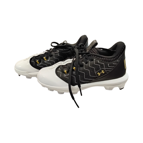Vist Large View of Product Image Which is New Under Armour BRYCE HARPER SHOW BB/SB Cleats Black Junior 02.5