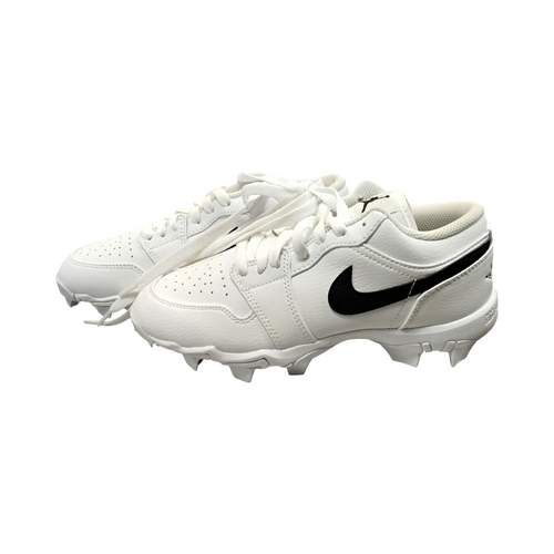 Vist Large View of Product Image Which is New Jordan 1 LOW BB/SB Cleats White Junior 04.5