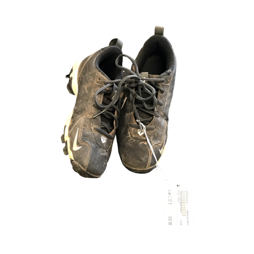 Vist Large View of Product Image Which is Used Nike DIAMOND BB/SB Cleats Grey Junior 05.5