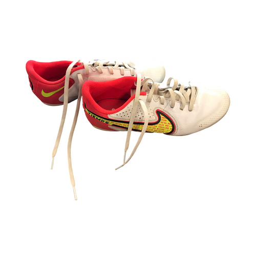 Vist Large View of Product Image Which is Used Nike Soccer Cleats White Junior 03.5