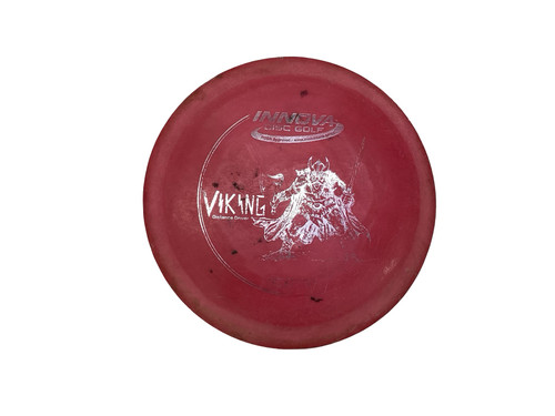Vist Large View of Product Image Which is Used Innova VIKING Disc Golf Driver Red 158g