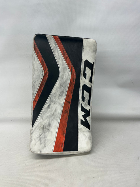 Vist Large View of Product Image Which is Used CCM REVOLUTION 595 Junior Goalie Blocker White