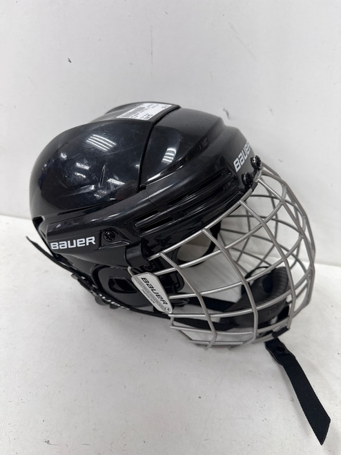 Vist Large View of Product Image Which is Used Bauer 2100 Helmet Cage Combo Black MD