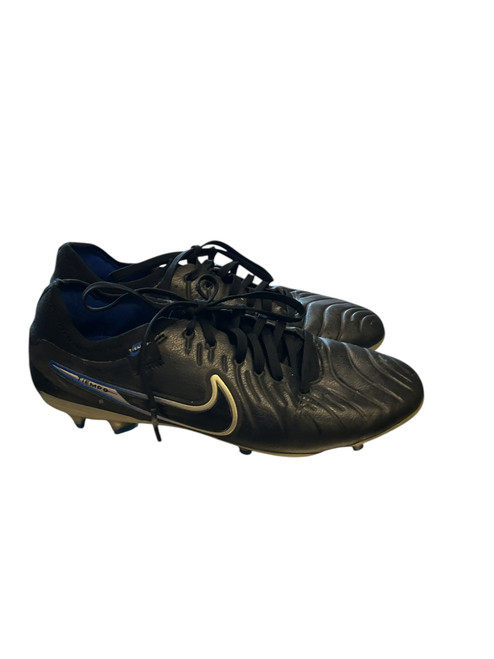 Vist Large View of Product Image Which is Used Nike Tiempo Soccer Cleats Black Junior 05.5