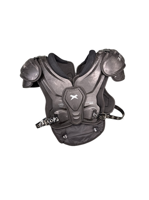 Vist Large View of Product Image Which is Used Xenith VELOCITY 2 FB Shoulder Pads Black LG