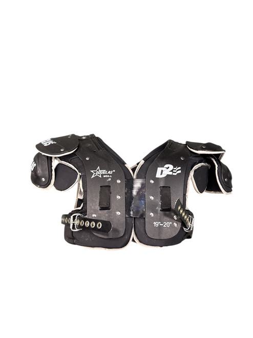 Vist Large View of Product Image Which is Used Douglas D2 SHOULDER PADS FB Shoulder Pads Black LG