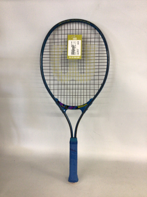 Vist Large View of Product Image Which is Used Wilson RAK ATTAK 25 Junior Tennis Racquet Royal Blue 25"