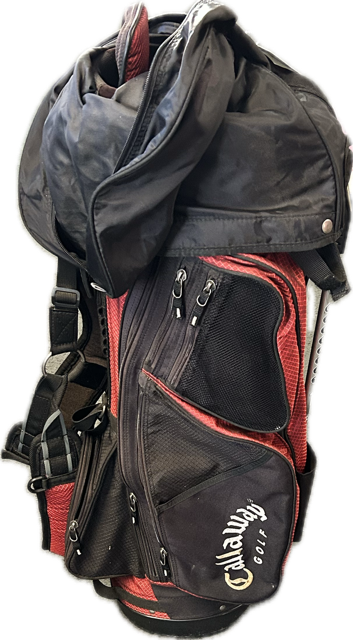Vist Large View of Product Image Which is Used Callaway BK/RED Mens Stand Bag Black