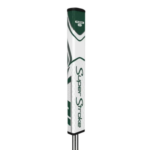 Vist Large View of Product Image Which is SuperStroke Zenergy Flatso 2.0 Putter Grip White/Green #S80511