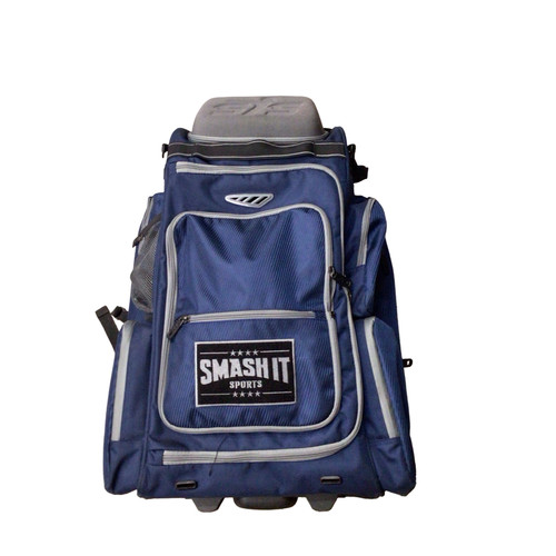 Vist Large View of Product Image Which is Used SMASH IT SPORTS - PLAYER BAG BB/SB Player Carry Bag Navy Blue