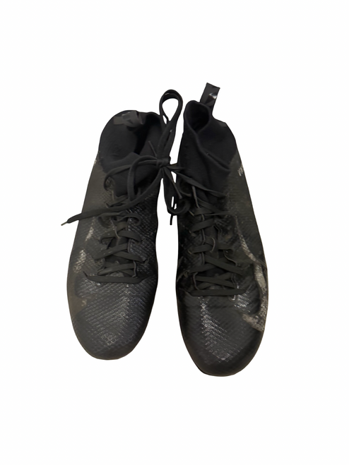 Vist Large View of Product Image Which is Used Nike VAPOR UNTOUCHABLE Pro 3 917165-009 Mens Football Cleats Black Size 8.5