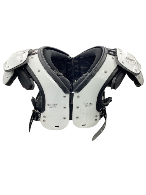 Vist Large View of Product Image Which is Used ELEMENT LINEMAN FB Shoulder Pads White XL