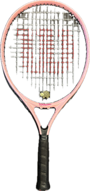 Vist Large View of Product Image Which is Used Wilson 21 INCH Junior Tennis Racquet Yellow 21"