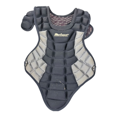 Vist Large View of Product Image Which is Used MacGregor COOLMAX CHEST PROTECTOR Catchers Chest Protector Black Youth