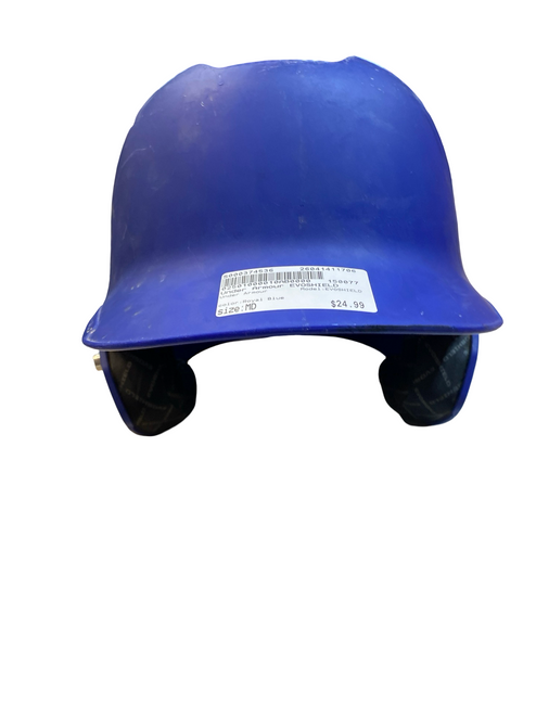 Vist Large View of Product Image Which is Used Under Armour EVOSHIELD Batting Helmet No Mask Royal Blue MD