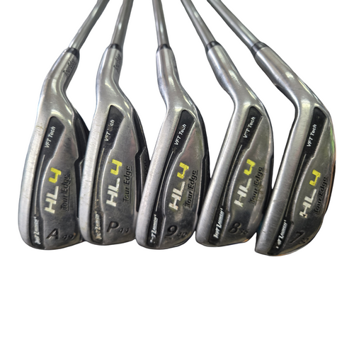 Vist Large View of Product Image Which is Used Tour Edge HL4 7-A SR FLEX Mens Iron Set RH 7I-PW