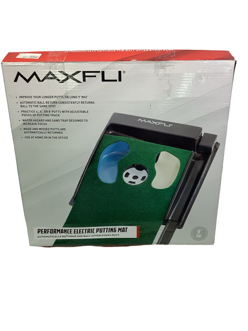 Vist Large View of Product Image Which is Used Maxfli PERFORMANCE ELECTRIC PUTTING MAT Putting Aid