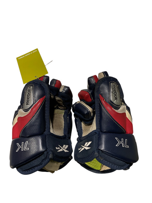 Vist Large View of Product Image Which is Used Reebok 7K Junior Gloves Navy Blue 11"