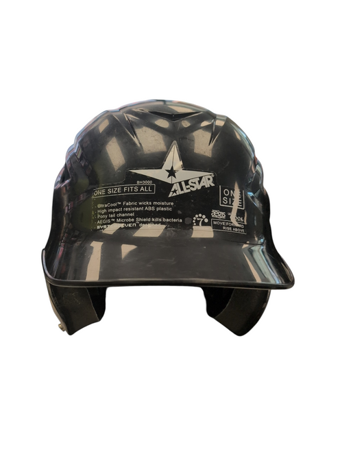 Vist Large View of Product Image Which is Used All-Star BH 3000 Batting Helmet No Mask Grey Fits all
