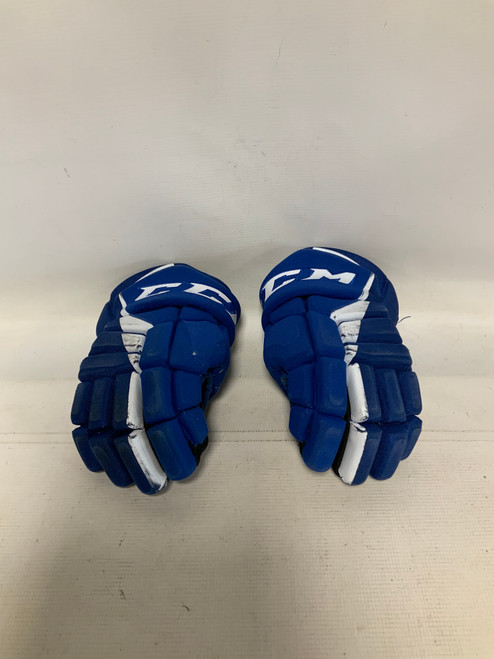 Vist Large View of Product Image Which is Used CCM FT485 Senior Gloves Royal Blue 14"
