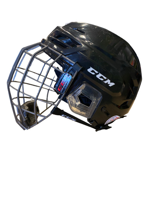Vist Large View of Product Image Which is Used CCM TACKS 710 Hockey Helmet Only Black LG