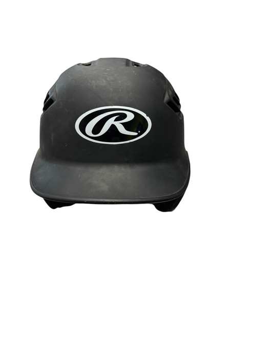 Vist Large View of Product Image Which is Used Rawlings Batting Helmet No Mask Black SM