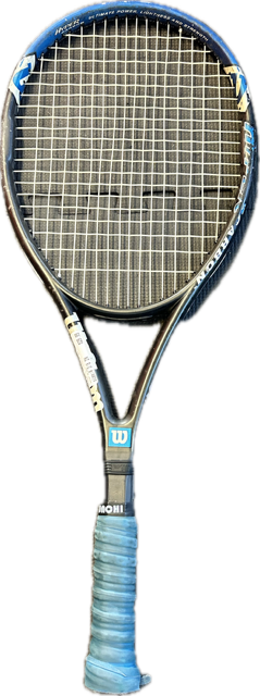 Vist Large View of Product Image Which is Used Wilson HYPER HAMMER 4.3 Adult Tennis Racquet Black 4 3/8"