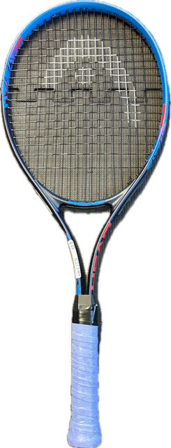 Vist Large View of Product Image Which is Used Head Racquet TI REWARD Adult Tennis Racquet Navy Blue 4 1/2"