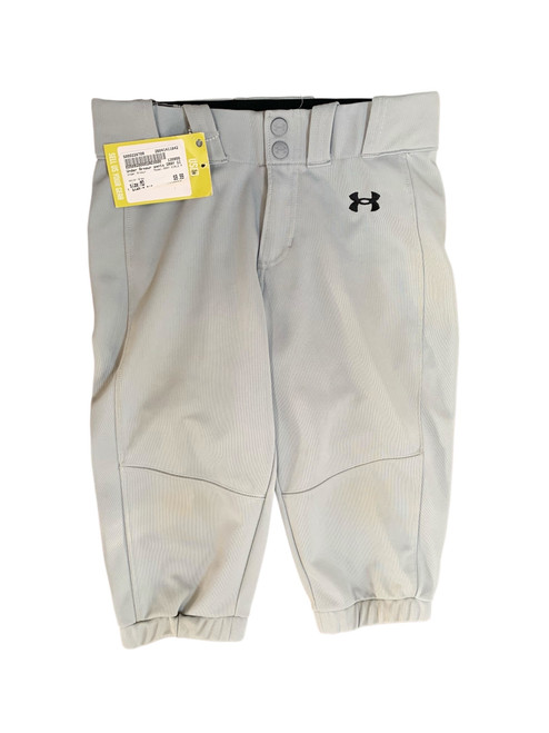 Vist Large View of Product Image Which is Used Under Armour GRAY GIRLS M BB/SB Pant Girls Grey MD