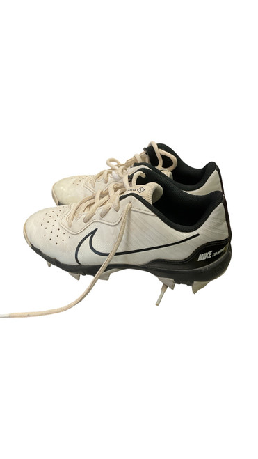Vist Large View of Product Image Which is Used Nike DIAMOND BB/SB Cleats White Junior 01.5