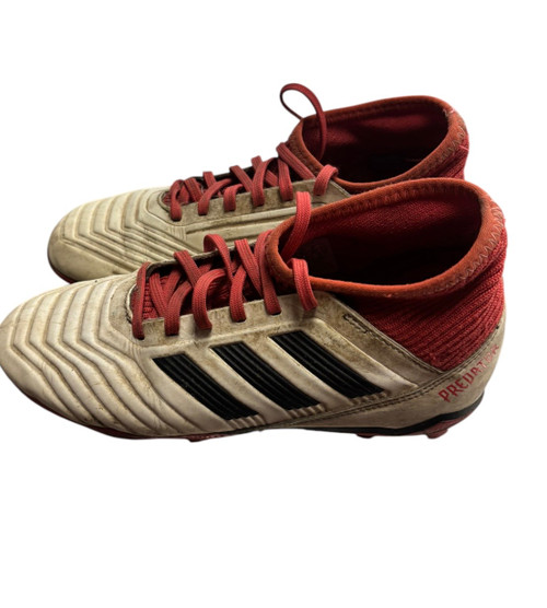 Vist Large View of Product Image Which is Used Adidas Soccer Cleats Red Junior 02