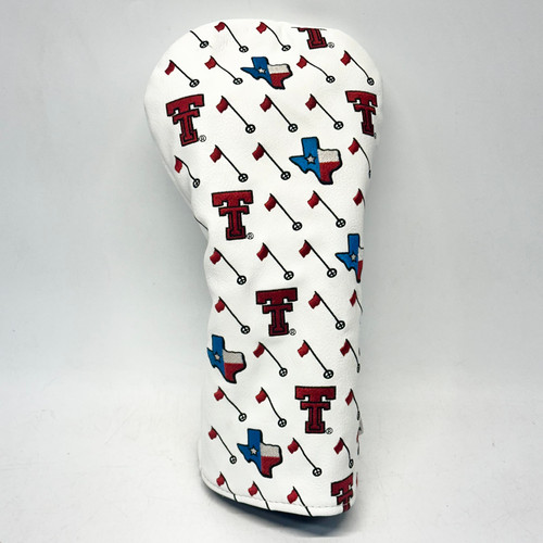 Vist Large View of Product Image Which is Used TEXAS TECH DRIVER COVER Golf Accessory