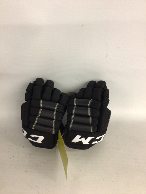 Vist Large View of Product Image Which is Used CCM EDGE Youth Gloves Black 8"