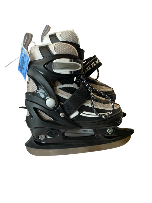 Vist Large View of Product Image Which is Used Lake Placid SUMMIT Boys Figure Skate Black Adjustable