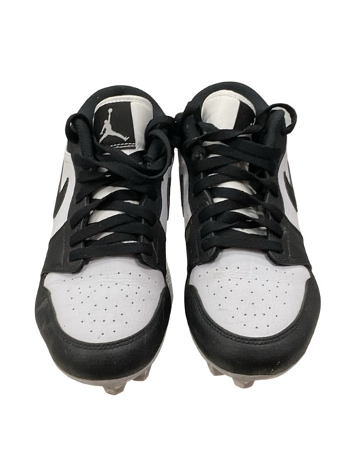Vist Large View of Product Image Which is Used Nike Adult FB Cleats White And Black Senior 7