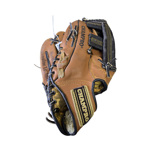 Vist Large View of Product Image Which is Used Champro LEATHER GLOVE 12IN BB/SB Glove LH Throw Brown 12"