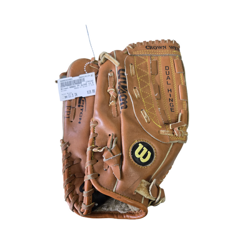 Vist Large View of Product Image Which is Used Wilson A9602 FP GLOVE 11.5IN BB/SB Glove LH Throw Brown 11 1/2"
