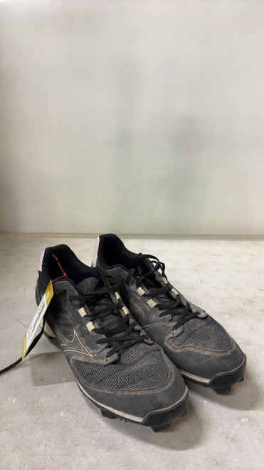 Vist Large View of Product Image Which is Used Mizuno BB CLEAT BB/SB Cleats Black Senior 10.5