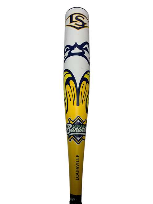 Vist Large View of Product Image Which is Used Louisville Slugger ATLAS SAVANAH BANANA BB/SB USA 2 5/8 Bat 28"