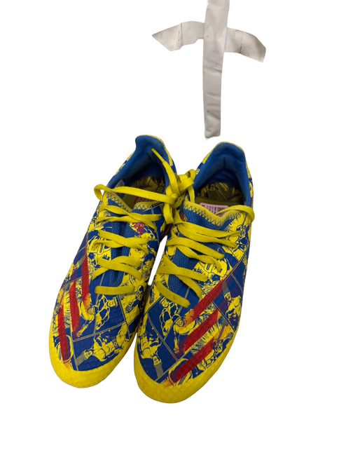 Vist Large View of Product Image Which is Used Adidas X Ghosted.3 TF Marvel Cyclops FZ1763 Soccer Cleats Yellow Junior 03