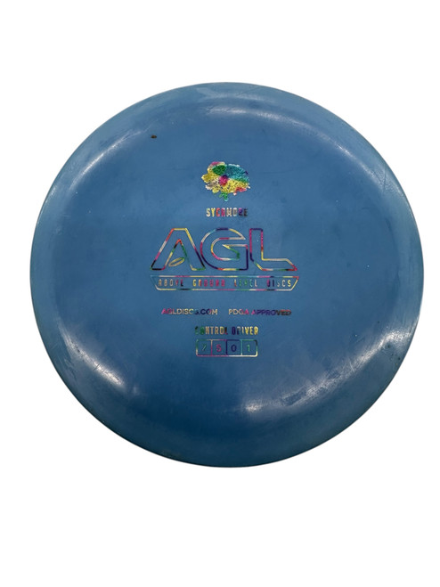 Vist Large View of Product Image Which is Used ABOVE GROUND LEVEL SYCAMORE Disc Golf Driver Royal Blue
