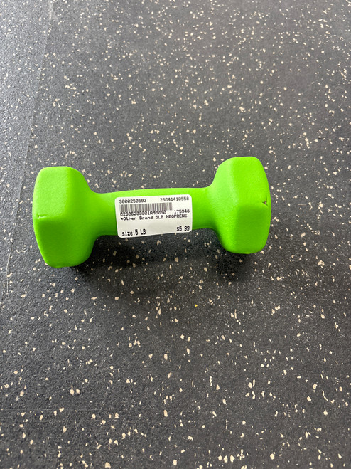 Vist Large View of Product Image Which is Used Neoprene Hex Dumbbell (Each) 5 lb