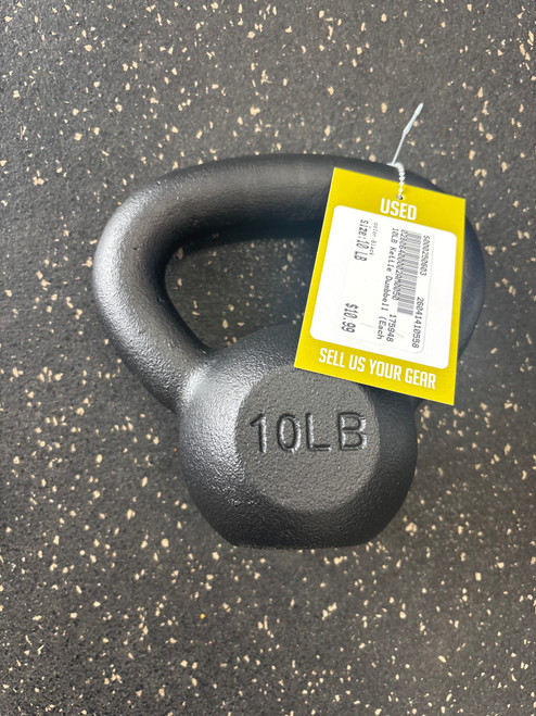 Vist Large View of Product Image Which is Used Kettle Dumbbell (Each) Black 10 lb